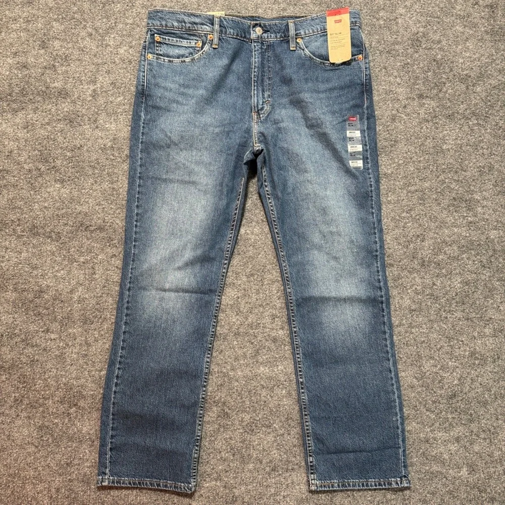Levi's 511 Slim Jeans Levi's Ease Stretch Denim Blue Jeans NWT‎ 38x30